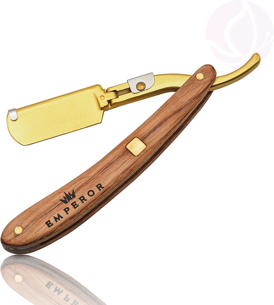 Xanitalia Rasoio Professionale da barbiere barber shop Emperor Gold Lama Intera The Barber MEZZA LAMA