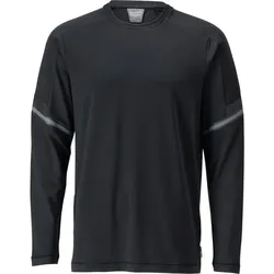 Mascot, Arbeitsoberteil, T-Shirt langarm schwarz, Gr.3XL (3XL)