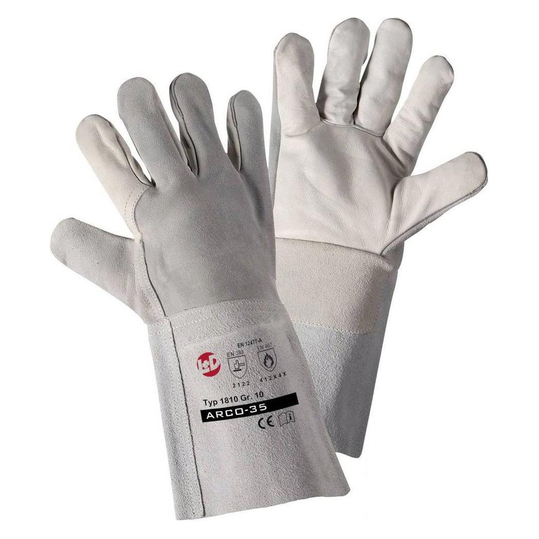 L+D Rindspaltleder Schweisserhands (10) (1810)