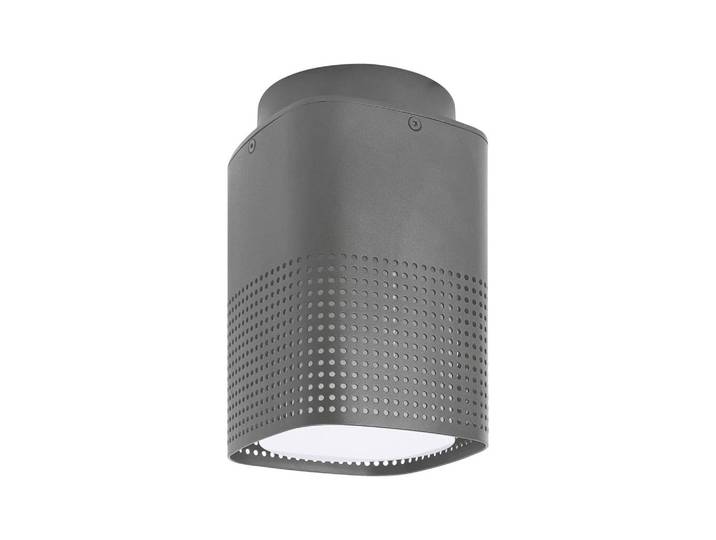 Nordlux Aussendeckenleuchte, Anthrazit, Metall, zylindrisch, 12x19x12 cm, Lampen & Leuchten, Außenbeleuchtung, Außenleuchten