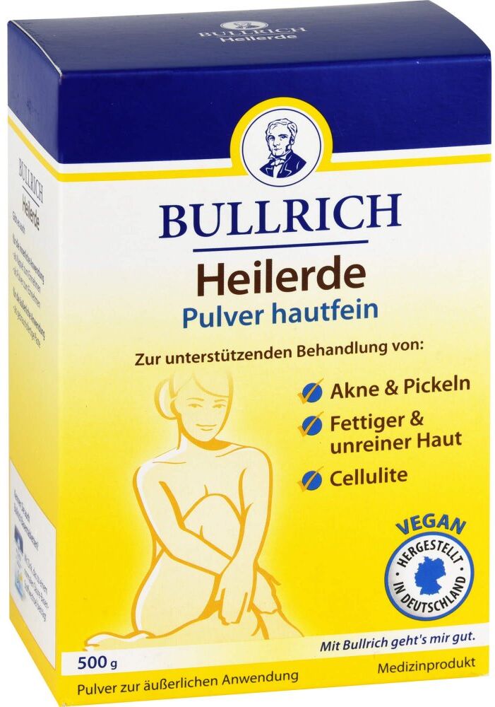 Bullrich Heilerde Pulver hautfein 500g