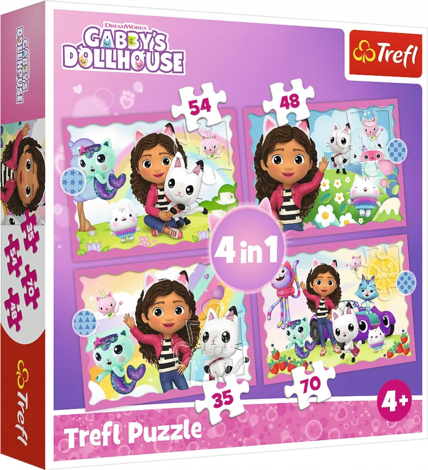 Trefl Puzzel 4in1 Avonturen van Gabi 34620