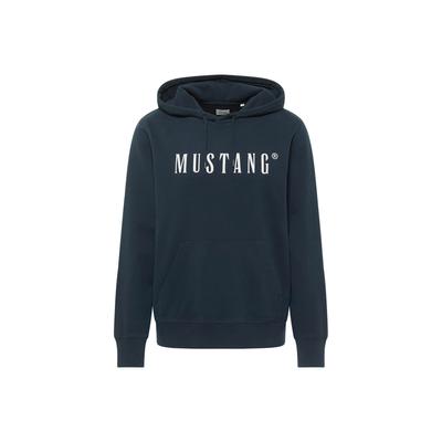 Sweatshirt MUSTANG "Sweatshirt Style Bronson", Herren, Gr. 3XL, blau (dunkelblau), Obermaterial: 100% Baumwolle CO., Sweatshirts Sweatshirt