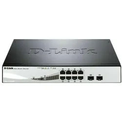 D-Link DGS-1210 (8 Ports), Netzwerk Switch, Schwarz