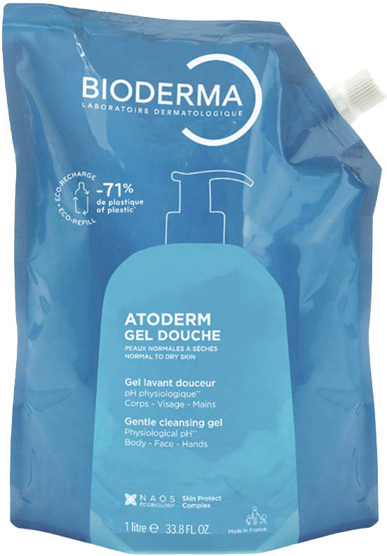 Bioderma Gel douche Atoderm pour toute la famille recharge 1000 ml