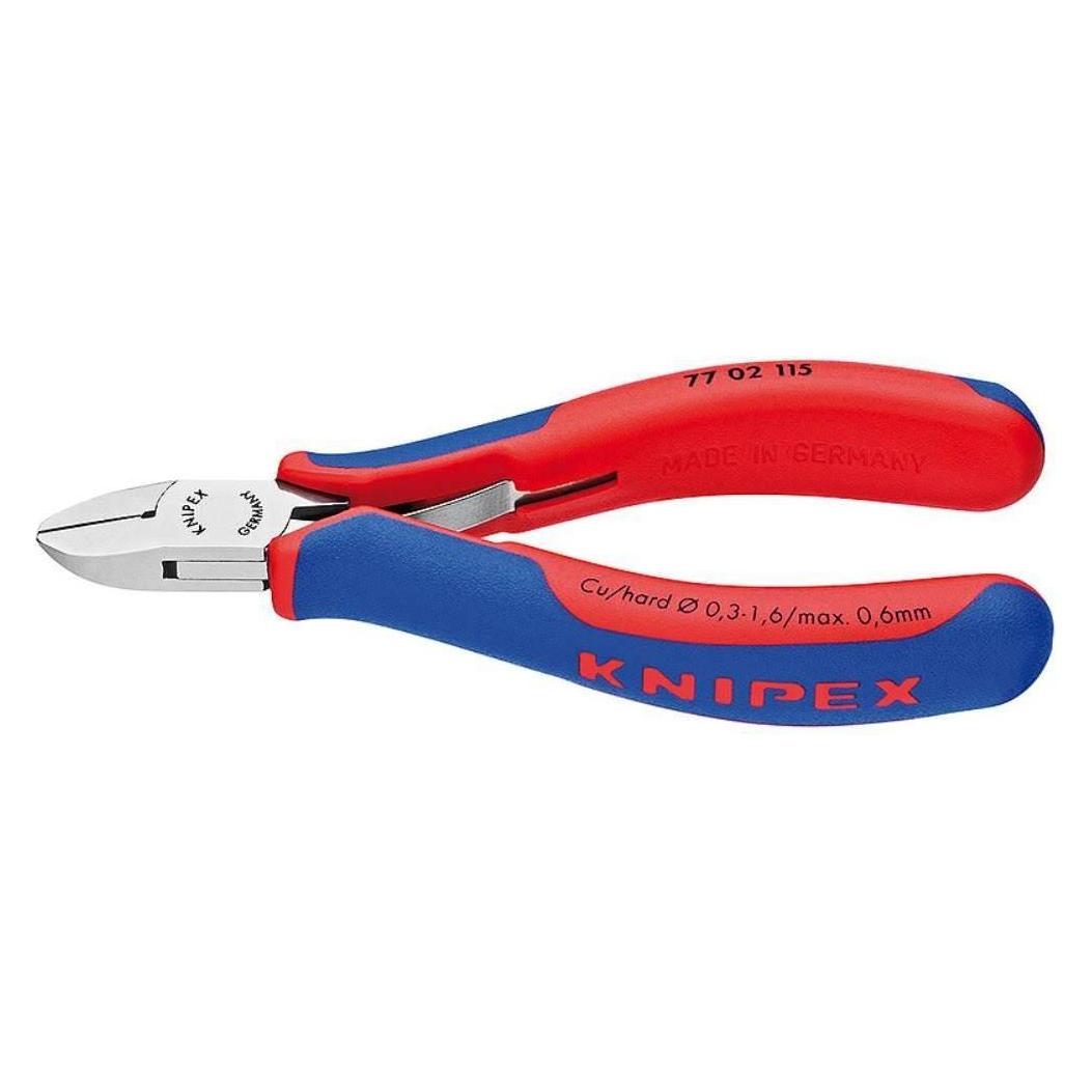 Knipex Elektronik-Seitenschneider 77 02 115 SB (115 mm) (77 02 115 SB)