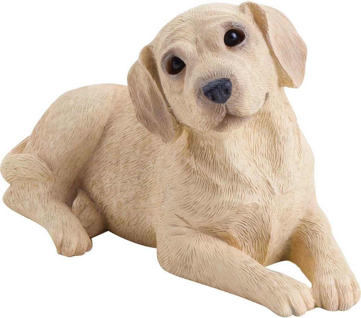 Wit Hondenbeeldje Labrador Retriever - Decoratief Huisdier Sculptuur voor op Tafel