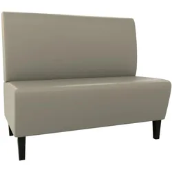 BIG Möbel GmbH Gastro Sitzbank Paris | 200 cm breit | Kunstleder Taupe | Glatt | Dinerbank