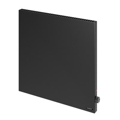 VASNER Elektro-Heizkörper "Konvi schwarz 600 W", schwarz, B/H/T: 60cm x 60cm x 4,3cm, 600 W, rechts, Heizkörper, Hybrid Infrarotheizung mit Thermostat