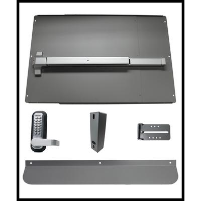 LockeyUSA Standard Panic Shield Kit Security - PB1142SS - Black