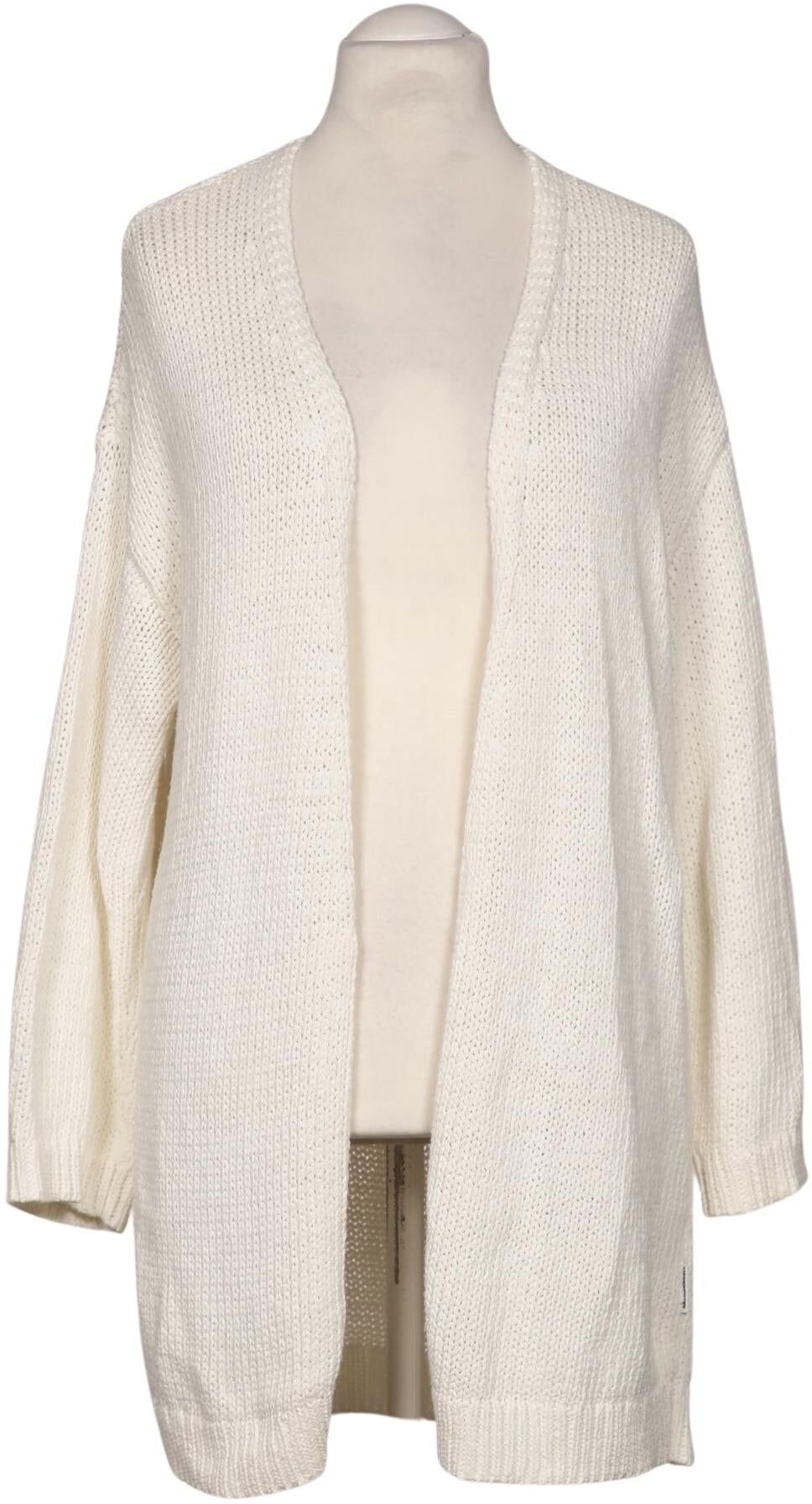 Armedangels Damen Strickjacke, Cremeweiß, Gr. L, Baumwolle - Second Hand