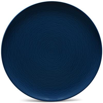 "Noritake Colorscapes Swirl Round Platter, 12-1/4"""
