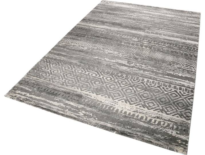 Teppich ESPRIT Makai ESP-5202 Gr. 2, grau, B:80cm H:12mm L:150cm, Kunstfaser, Teppiche, Teppich, modernes Design, Kurzflor, Schlafzimmer, Wohnzimmer