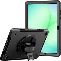 JT Berlin Rugged Kickstand & Handstrap Tablet-Cover Samsung Galaxy Tab A11+ (2025) Back Cover Schwarz 30023