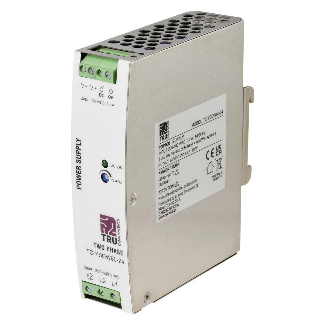 Tru Components TC-14556824 Hutschienen-Netzteil (DIN-Rail) Verbrauch (StandBy) 0 (TC-14556824)