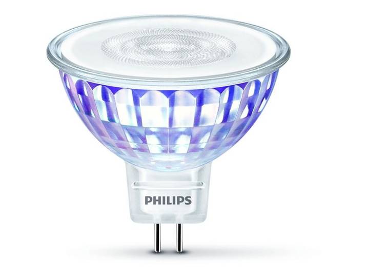 Leuchtmittel Philips Glas GU5.3 5 W - Farbe: transparent - LED - Lichtfarbe: Extra warmweiss - LED Leuchtmittel
