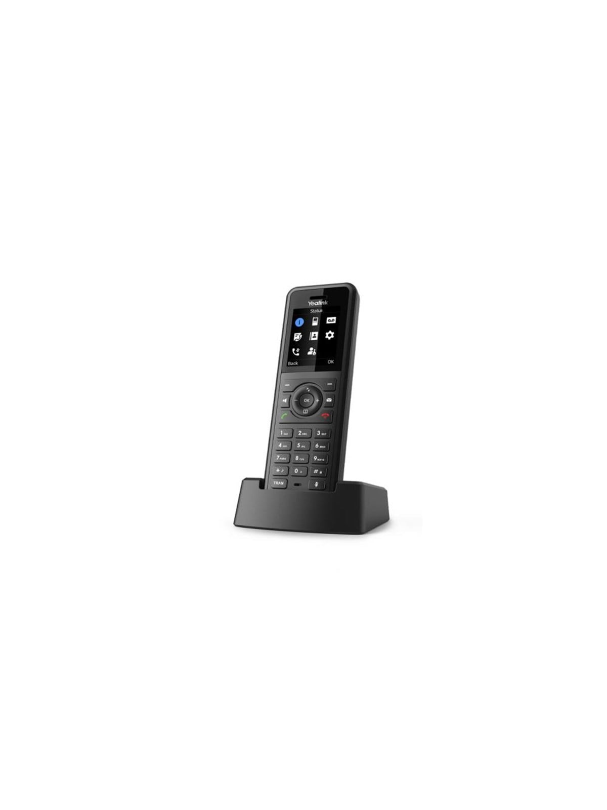 Yealink W57R - cordless extension handset - with Bluetooth interface with caller ID - 3-way call capability