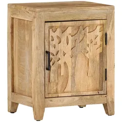 vidaXL Nachttisch 40x30x50 cm Massivholz Mango