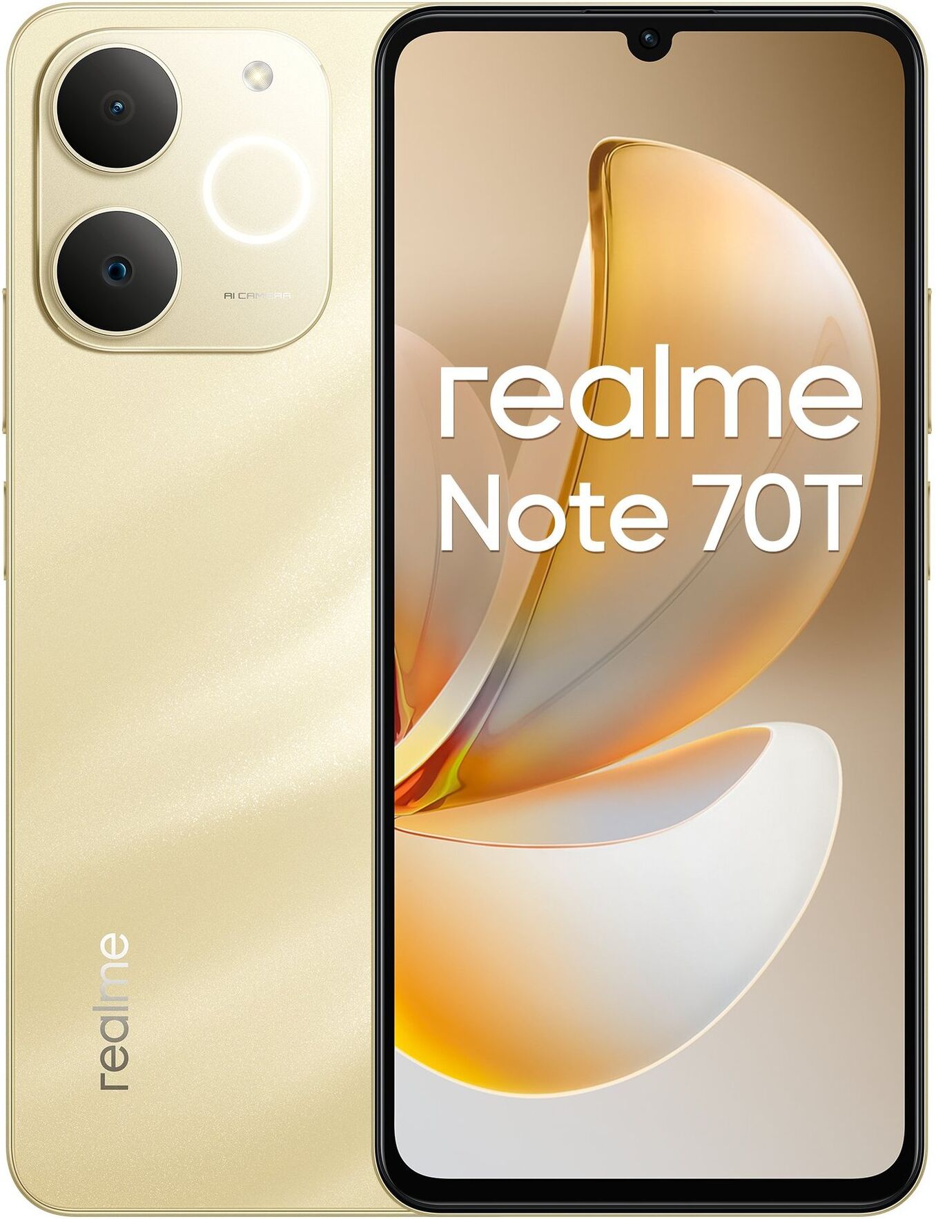 Smartphone Realme NOTE 70T Beach gold