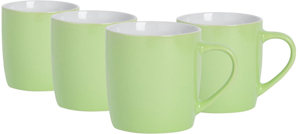 Argon Tableware - Coloured Coffee Mugs Green 350ml