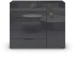 Kommode Flipp Glas Basalt