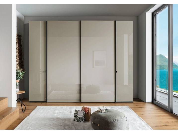 WIEMANN Dreh-/Schwebetürenschrank Nizza mit Glasfront