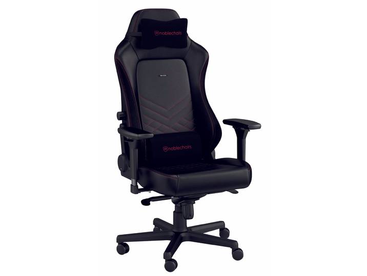 Noblechairs HERO Gaming Stuhl Schwarz, Rot - NBL-HRO-PU-BRD Gaming Seats