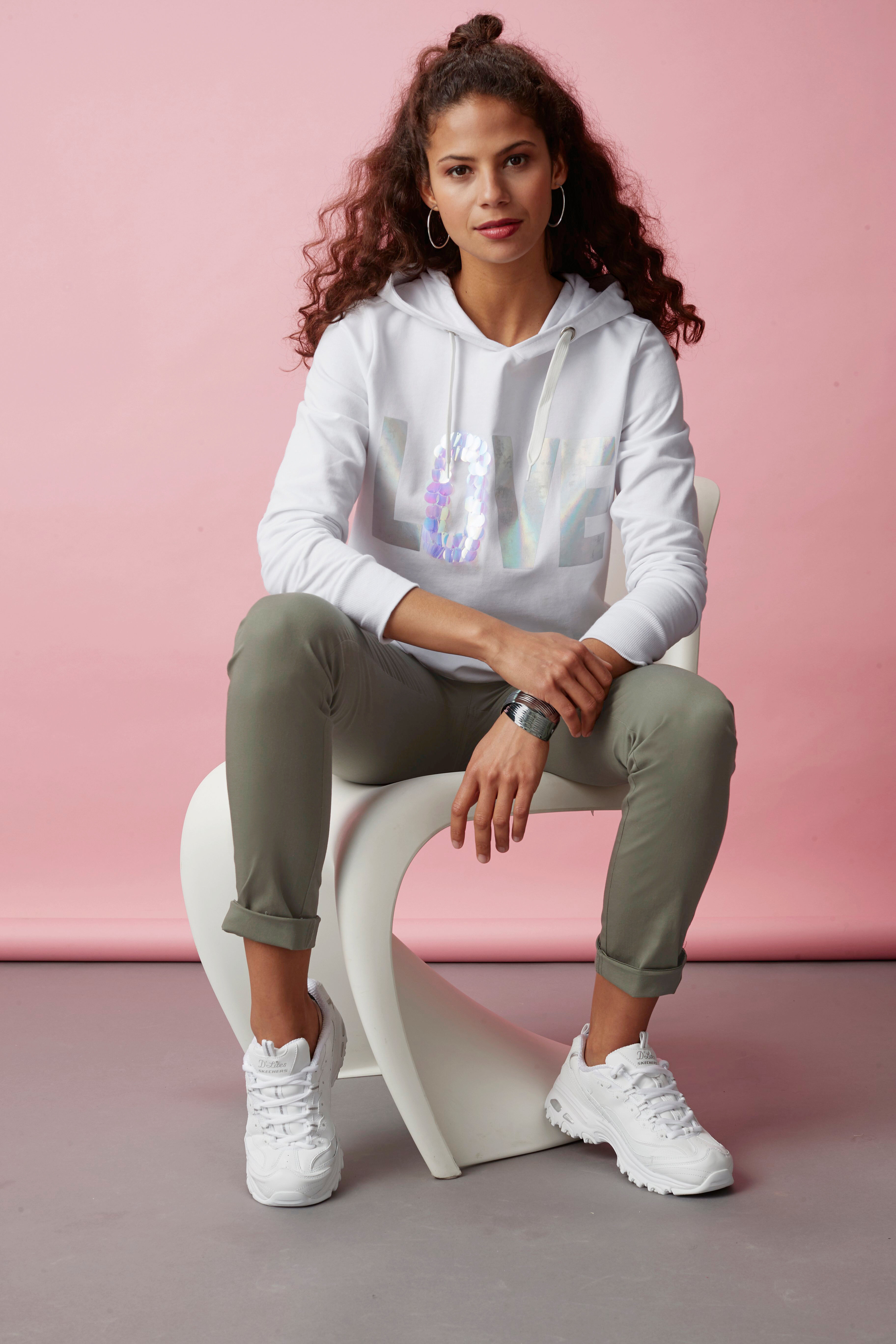 Skechers "D´Lites-Fresh Start" Freizeitschuh, Halbschuh, Schnürschuh mit Bio-Dri-Ausstattung