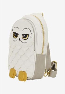 Women's Loungefly Harry Potter Hedwig Owl Sling Bag by Loungefly in White (Size ONE SIZE)