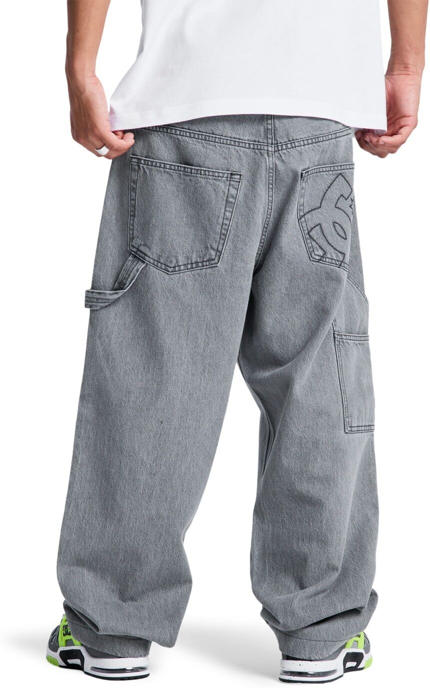 Straight-Jeans DC SHOES "Baggy", Herren, Gr. 32(M) / Länge 32(M), Normalgrössen, medium grau, Obermaterial: 75% Baumwolle, 25% Baumwolle., Jeans Straight-Jeans medium grau 32(M) / Länge 32(M), Normalgrössen