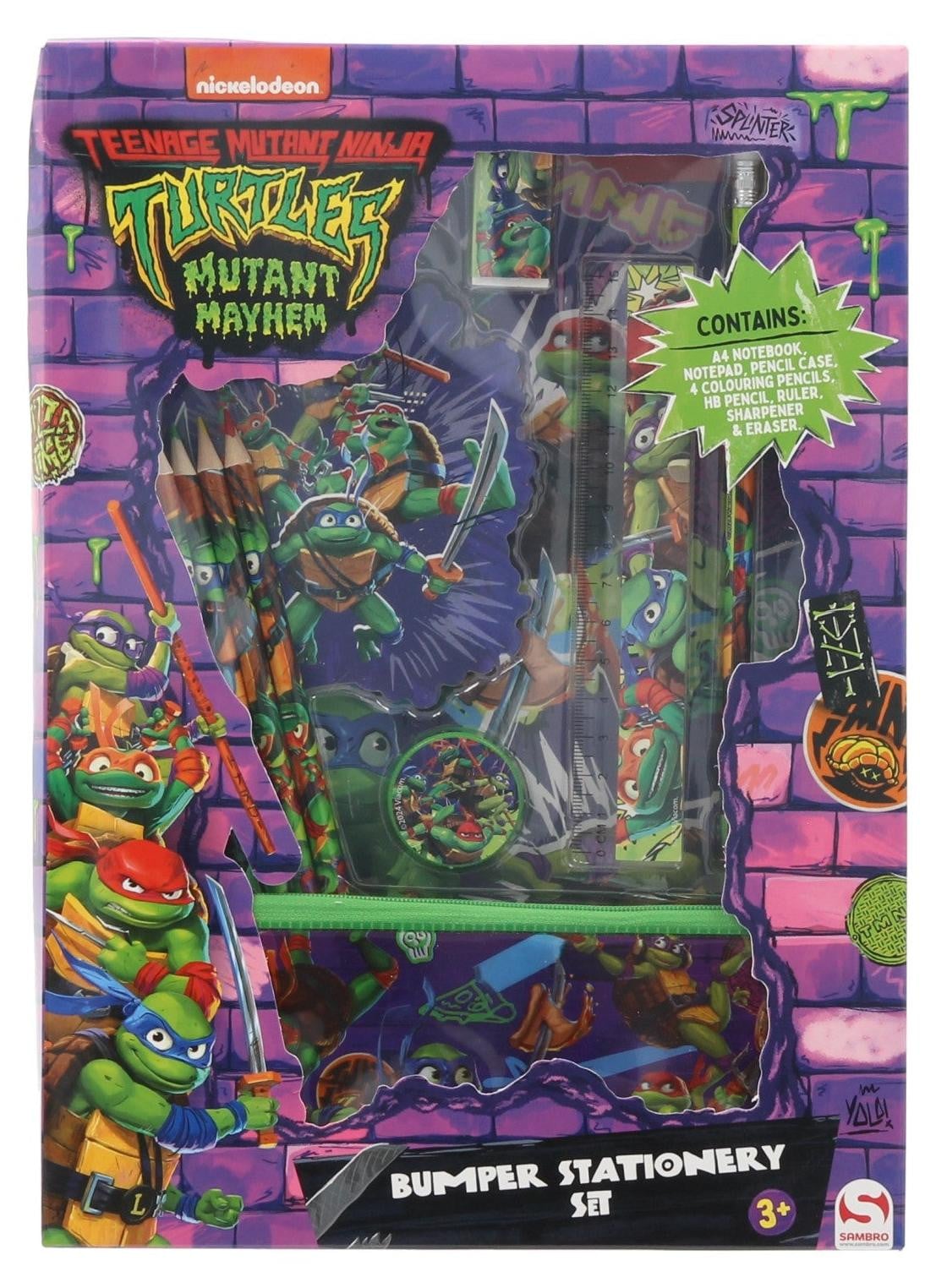 Teenage Mutant Ninja Turtles schrijfsset
