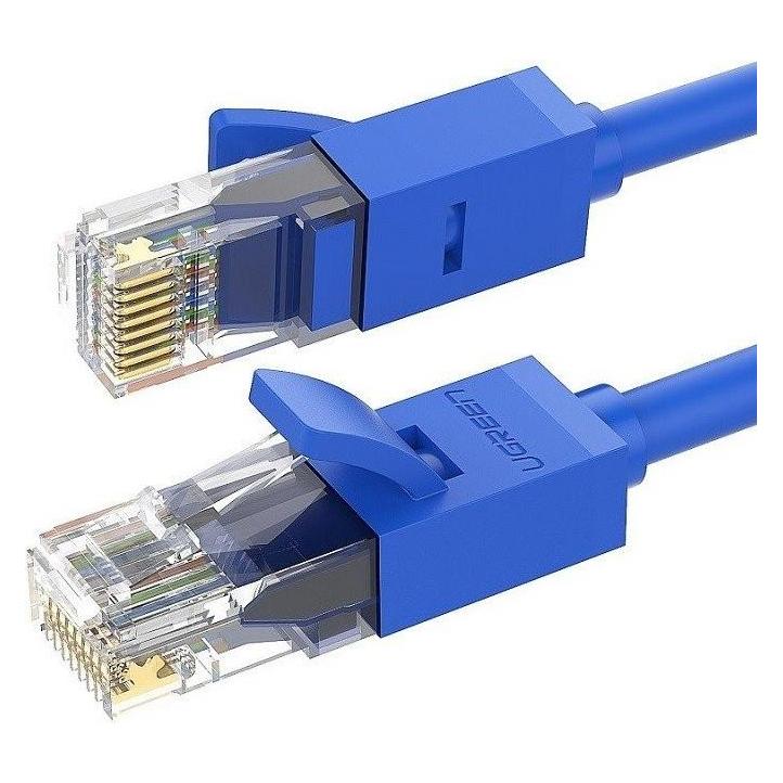 Ugreen Ethernet RJ45 Rounded Network Cable, Cat.6, UTP, 3m (Blue) (UTP, CAT6, 3 m) (11203)