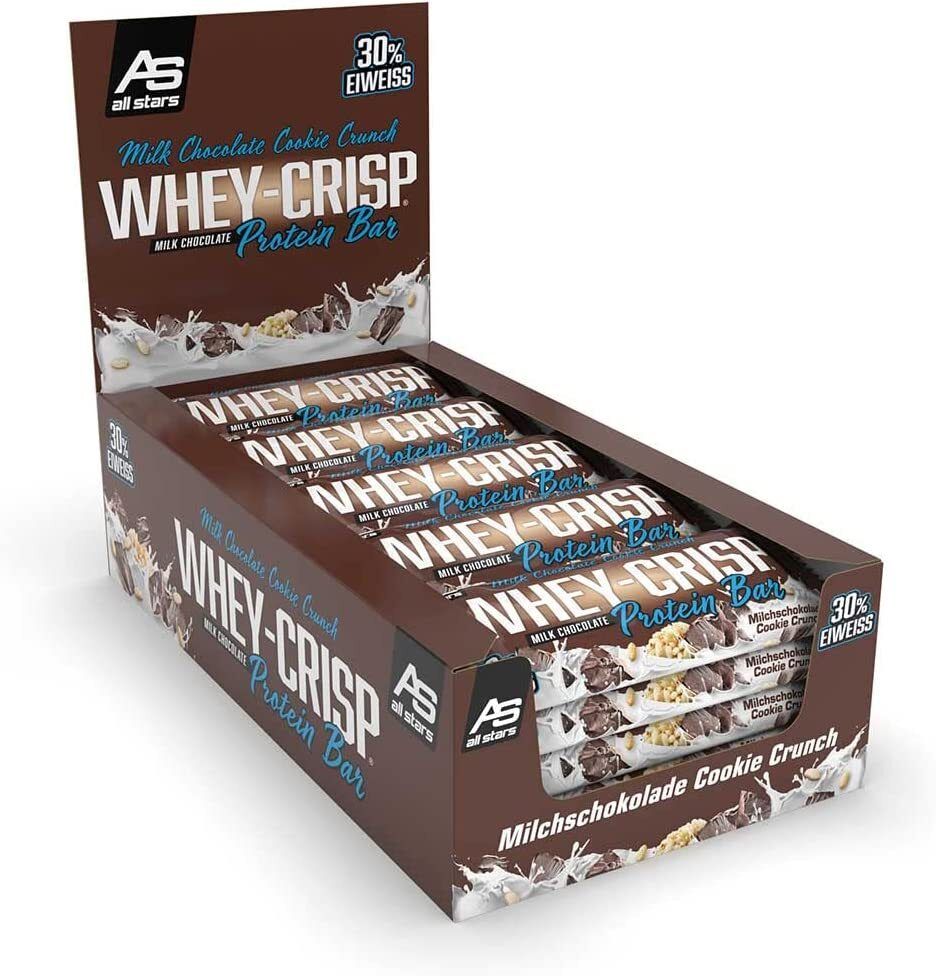 All Stars Whey-Crisp Bar Chocolate 50 g Riegel