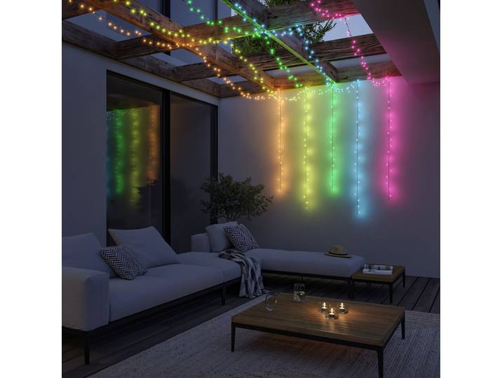 Guirlande lumineuse extérieure 740cm Noir