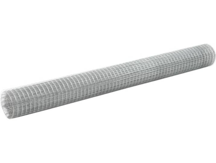 Vidaxl -Hühnerdraht 10x1\,5 m galvanisé Stahl silberfarben