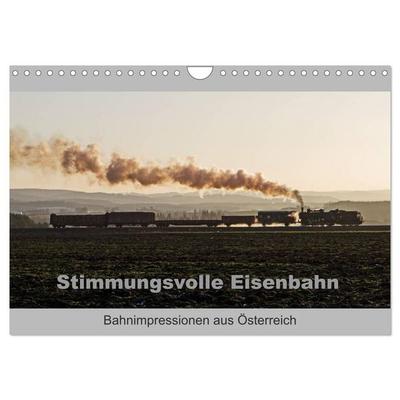 Stimmungsvolle Eisenbahn – Bahnimpressionen aus Österreich (Wandkalender 2027 DIN A4 quer), CALVENDO Monatskalender