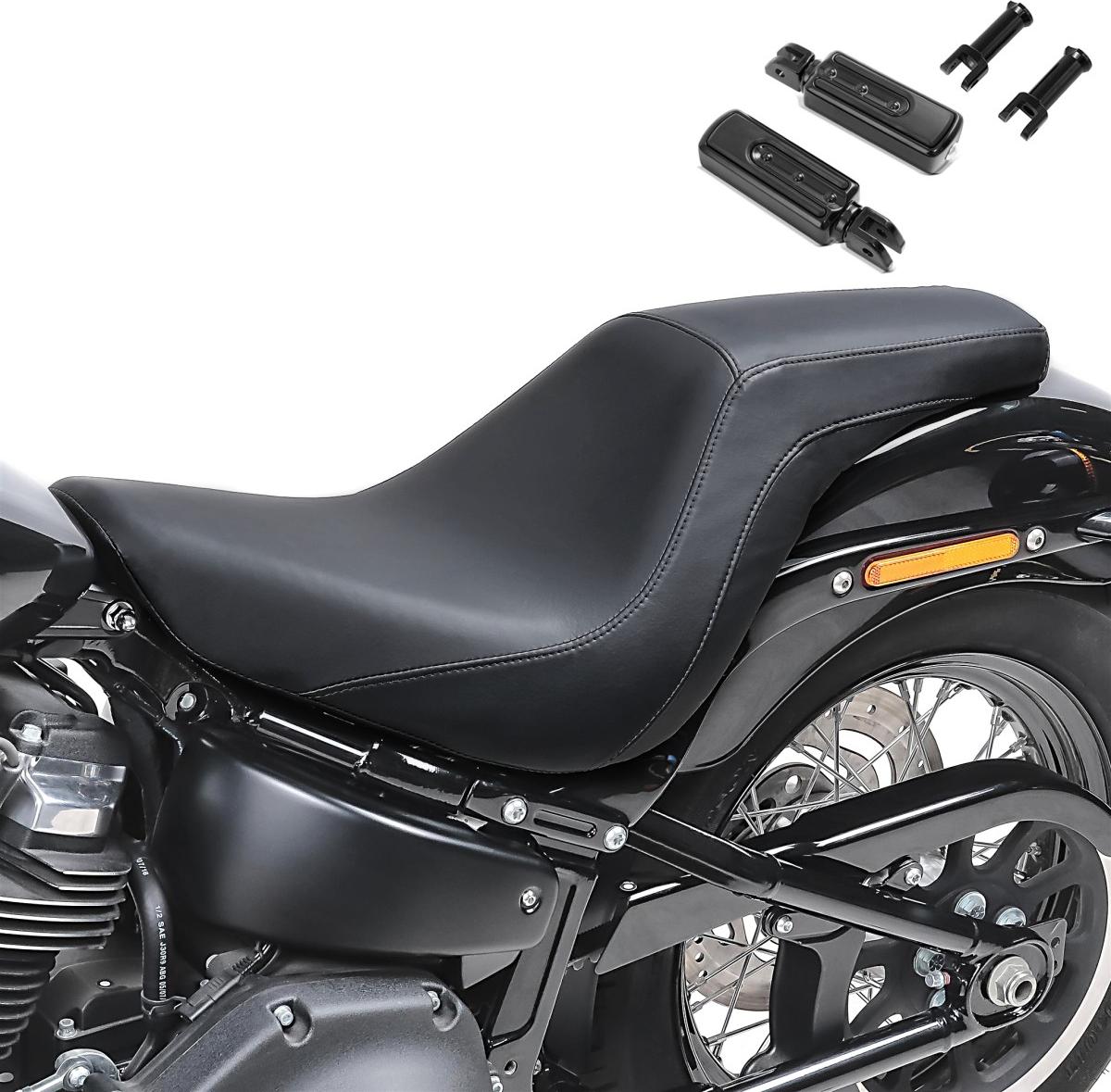 Sitzbank + Fußrasten Set für Harley Davidson Softail Standard 20-25 FS