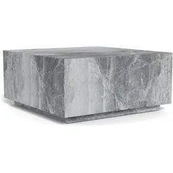 Actona »Dice« Couchtisch Marmordekor River grau 100x42x60 cm