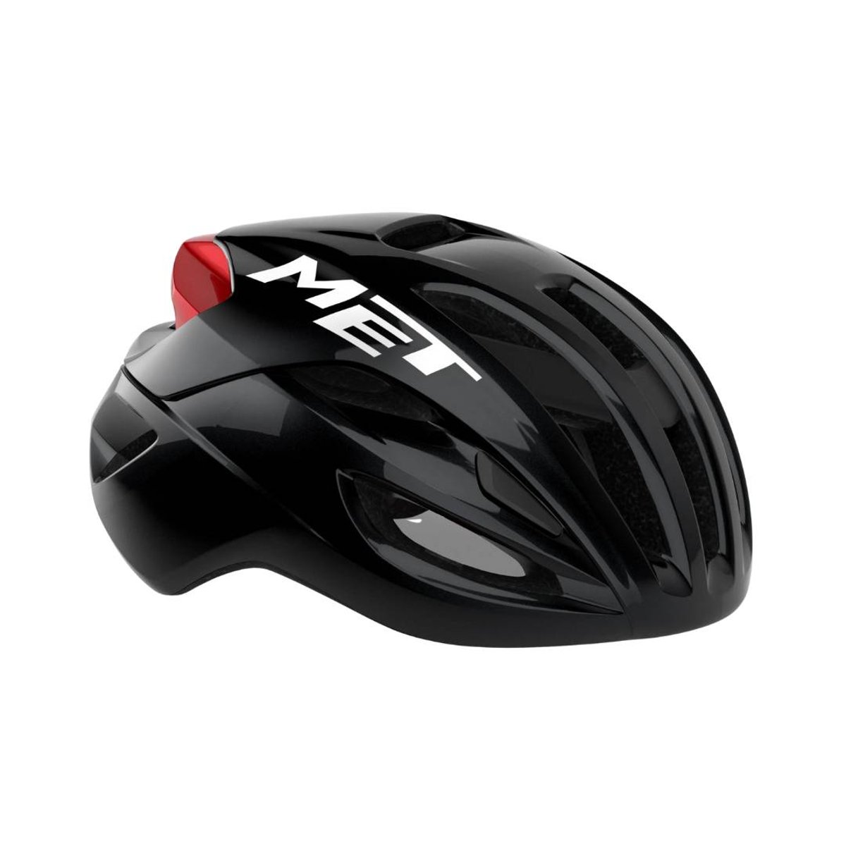 Capacete MET Rivale MIPS Preto Vermelho, Tamanho S (52-56 cm)