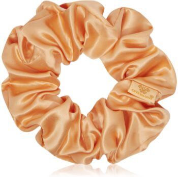 Crystallove Mulberry Silk Scrunchie elástico de cabelo de seda Peach fuzz 1 un.. Mulberry Silk Scrunchie