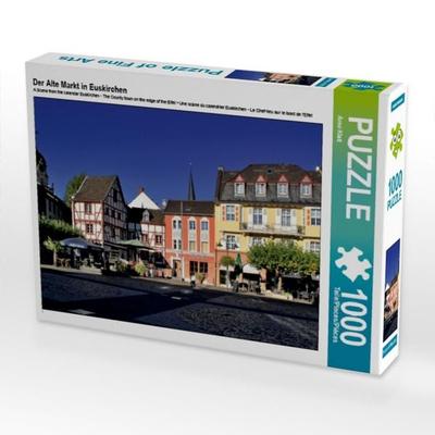 CALVENDO Puzzle Der Alte Markt in Euskirchen 1000 Teile Puzzle quer | 1000 Teile Lege-Größe 64 × 48 cm Foto-Puzzle für glückliche Stunden