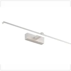 Papuq LED-Wandleuchte 8 W 800 lm, warmweiß, matt weiß, 40 cm, ideal für Bilder und Spiegel.