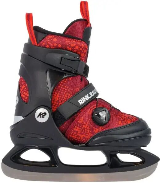 K2 Rink Raven Boa Adjustable Kids Ice Skates (Rot - 29-34)