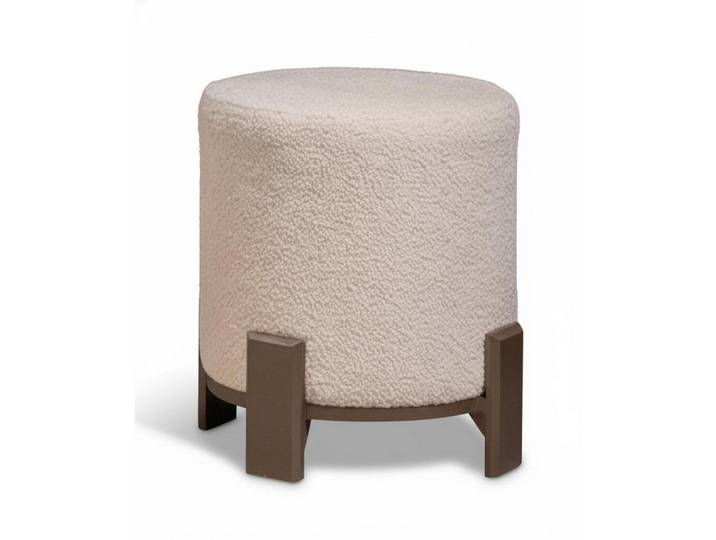 JVmoebel Polsterhocker Pouf Beige Moderner Stil Komfortabel Minimalistisch Schlicht Hell, Made in Europa