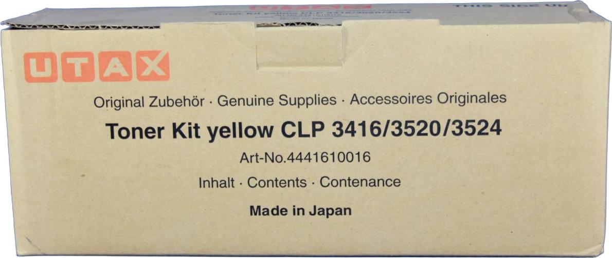 UTAX 4441610016, 8000 Seiten, CLP 3416/3520/3524, Gelb, Box