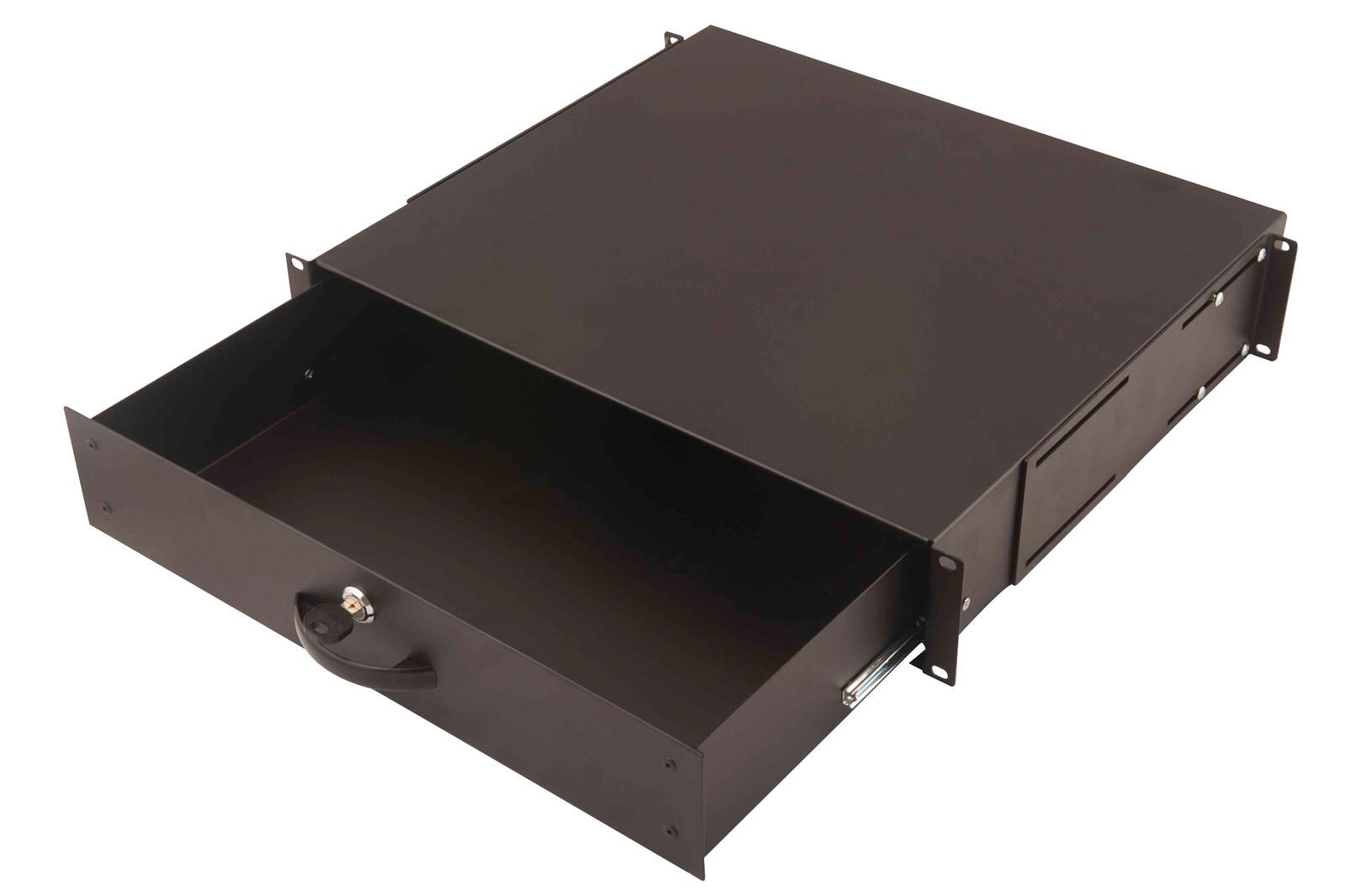 Digitus 19" Serverschrank Schublade für Tastaturen & Dokumente 2HE RAL9005 schwarz (DN-19 KEY-2U-SW)