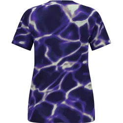 Odlo, Damen, Sportshirt, Zeroweight Chill Tec Print T Shirt Crew Neck (M), Violett, M