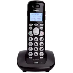 OLYMPIA DECT 5000 Schnurloses ECO-Mode DECT Telefon, Schwarz