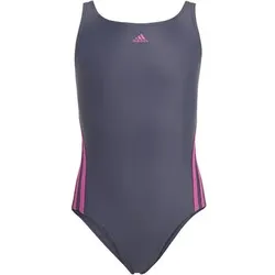 ADIDAS Kinder Badeanzug 3S SWIMSUIT, Größe 116 in Grau Grau