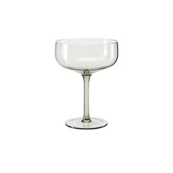 Gray & Jones Champagnerschale   , grün , Glas , Maße (cm): H: 14  Ø: 10.5
